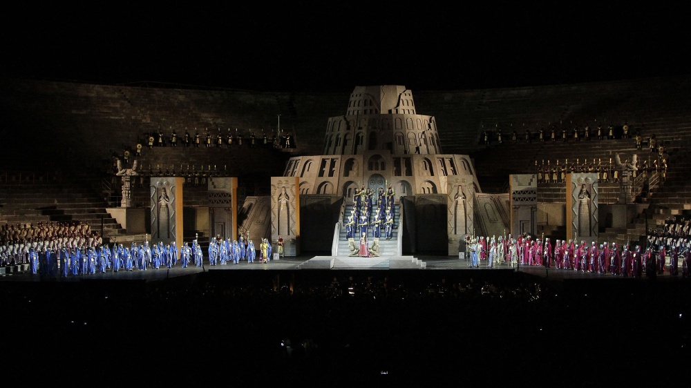 Arena di Verona, ieri ha debuttato Nabucco. Sesta produzione del 100/mo Arena Opera Festival 2023