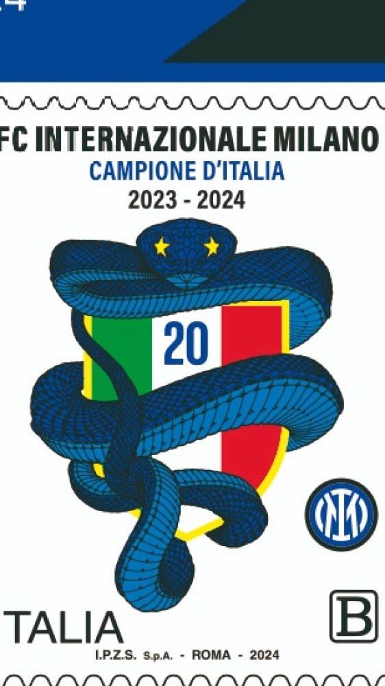 Arriva il francobollo per celebrare lo scudetto dell'Inter, attesa per il rinnovo di Inzaghi
