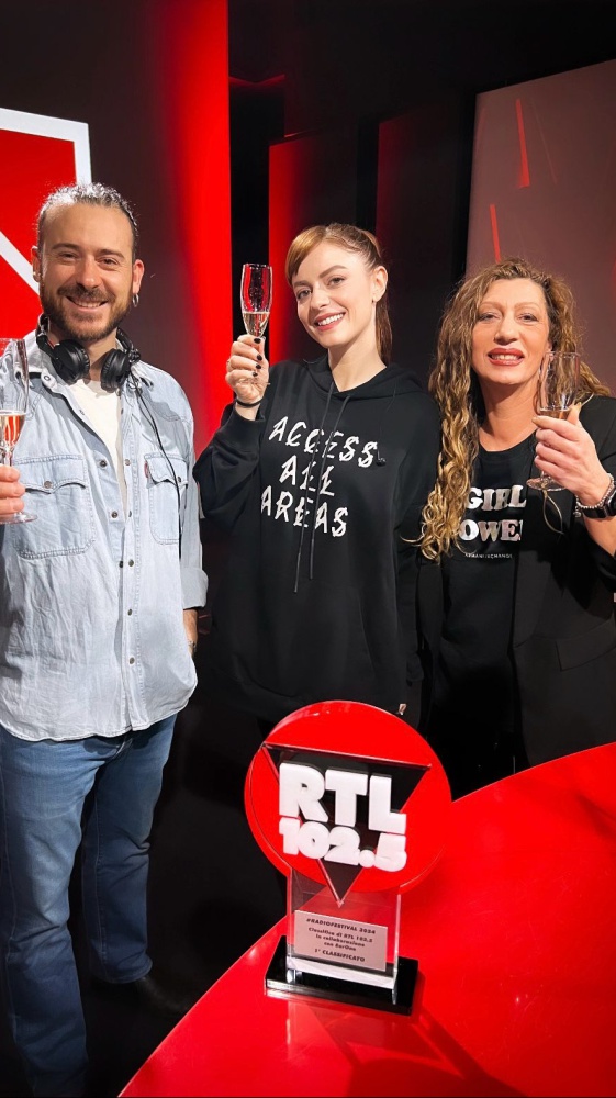 “Sinceramente” di Annalisa è la canzone vincitrice della classifica "RTL 102.5 #Radiofestival" 2024, l’artista ha ricevuto il premio in diretta negli studi di RTL 102.5