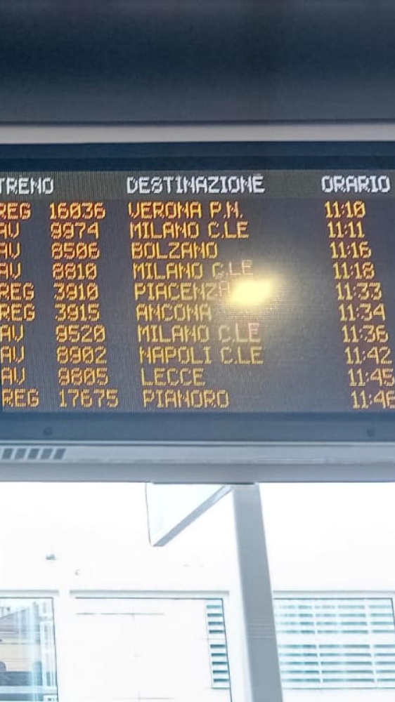 Atti dolosi, ritardi di oltre due ore sulle linee dell’Alta velocità Roma-Napoli e Roma-Firenze