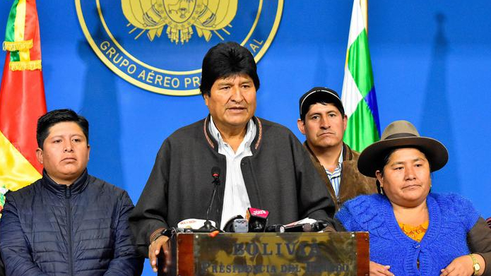 Bolivia, si è dimesso il Presidente Evo Morales