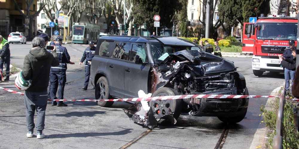 Brutto incidente per Ciro Immobile oggi a Roma