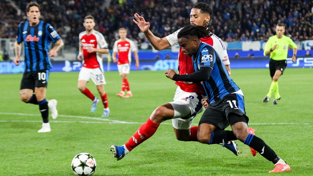 Champions League, finisce 0 a 0 tra Atalanta e Arsenal al Gewiss Stadium