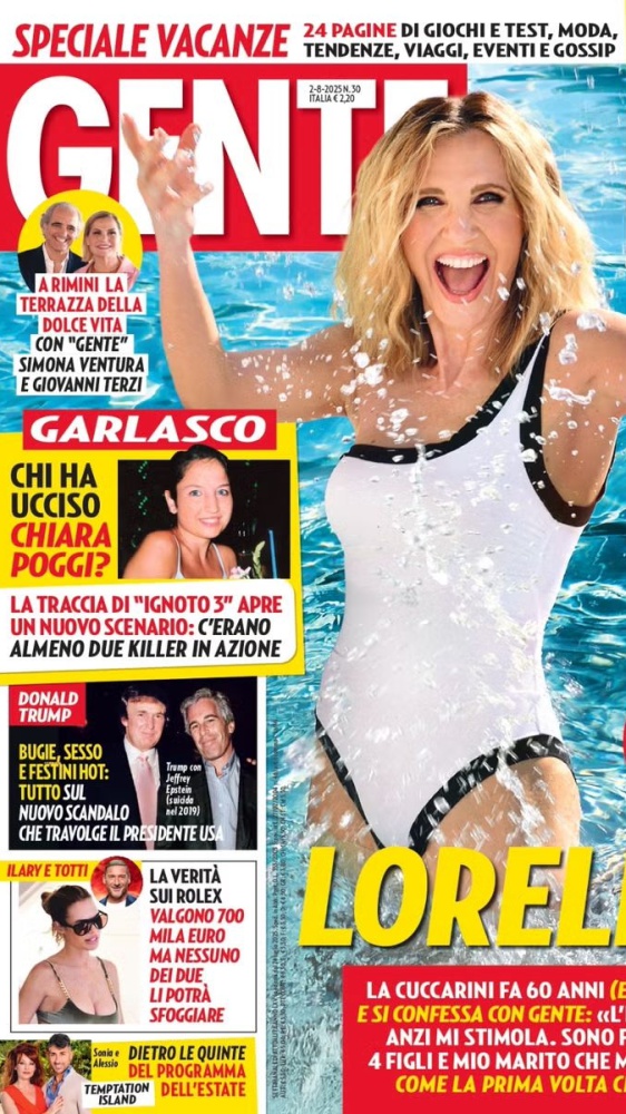 Che cosa c'è su Gente n° 30 in edicola da venerdì 25 luglio