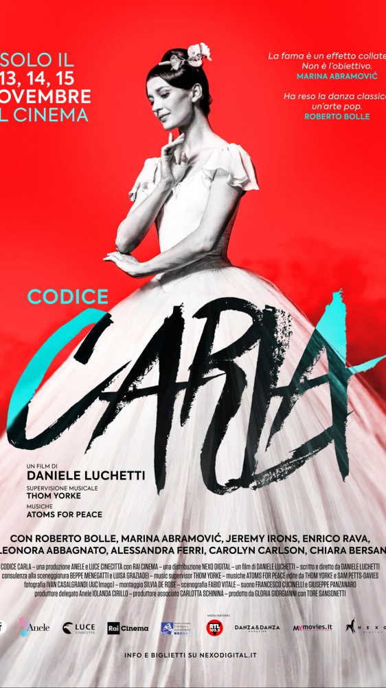Codice Carla, la Fracci rivive nel docufilm diretto da Daniele Luchetti