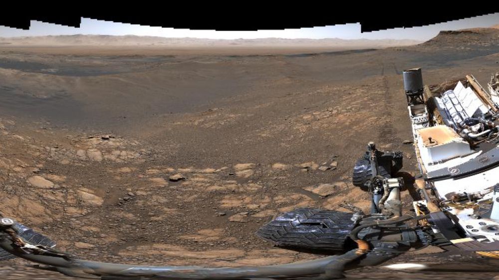 Dal rover Curiosity della Nasa il panorama di Marte in HD