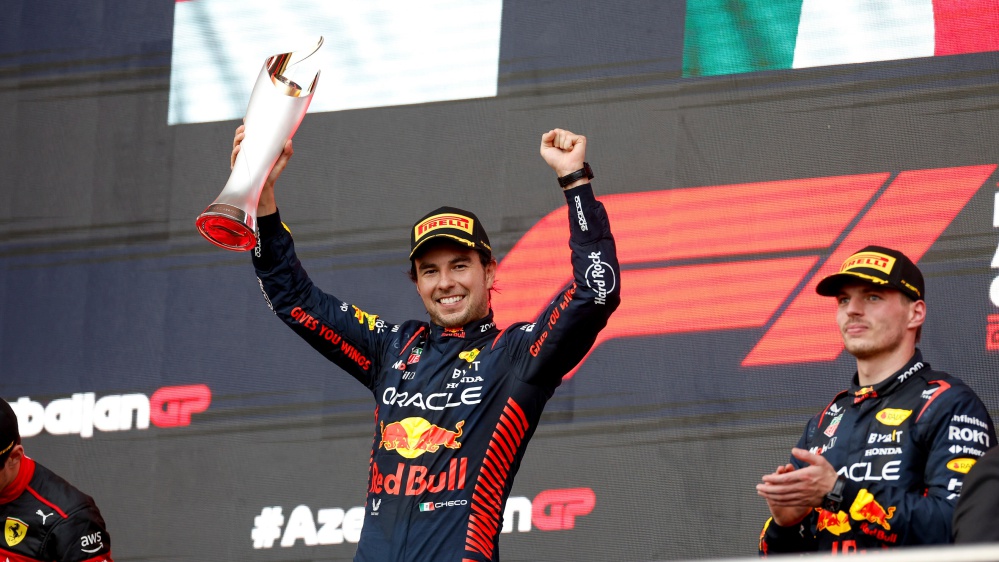 F1, Sergio Perez vince il Gran Premio d'Azerbaijan davanti a Verstappen, terzo Leclerc