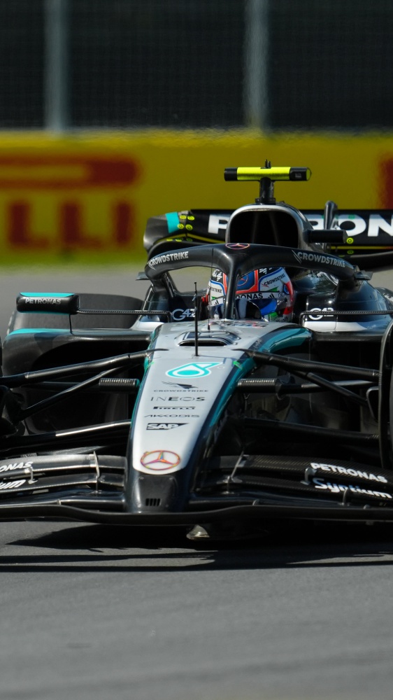 Formula 1, in  Canada trionfa Russell, primo storico podio per Kimi Antonelli