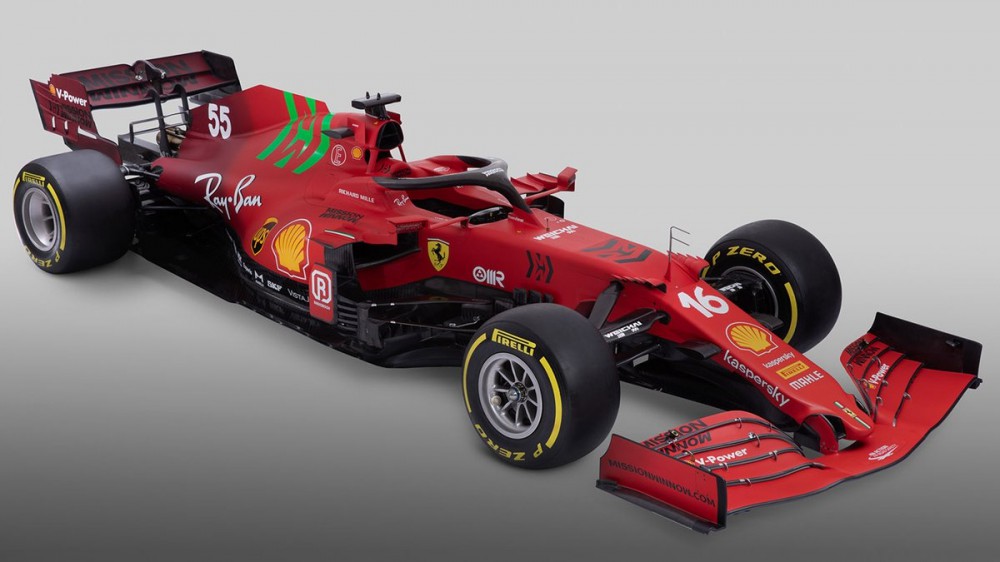 Formula 1, presentata la Ferrari SF 21, la monoposto di Charles Lecrec e Carlos Sainz per la stagione 2021