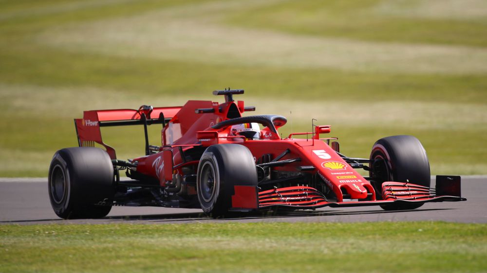 Formula uno, Ferrari sempre in affanno, nelle prove libere del Gp di Inghilterra problemi alla vettura di Vettel, Leclerc quarto, Stroll primo, Mercedes nascoste