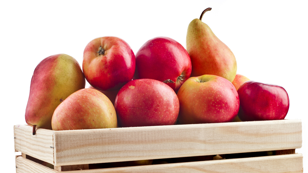 Frutta fresca, cala in Italia produzione di mele, pere e kiwi