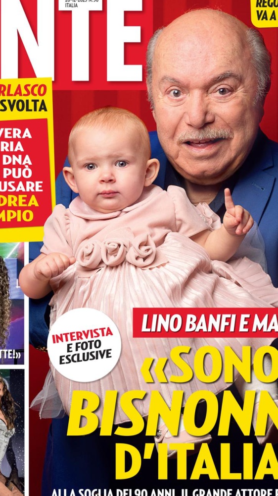 Gente è in edicola: sulla cover di questa settimana c'è Lino Banfi