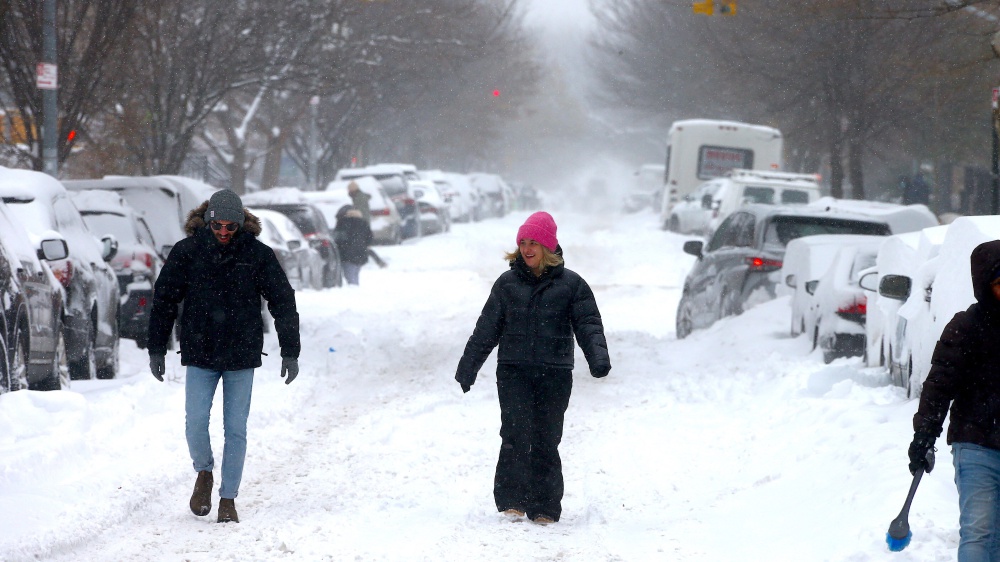 Gran Bretagna e Stati Uniti travolti da una tempesta invernale