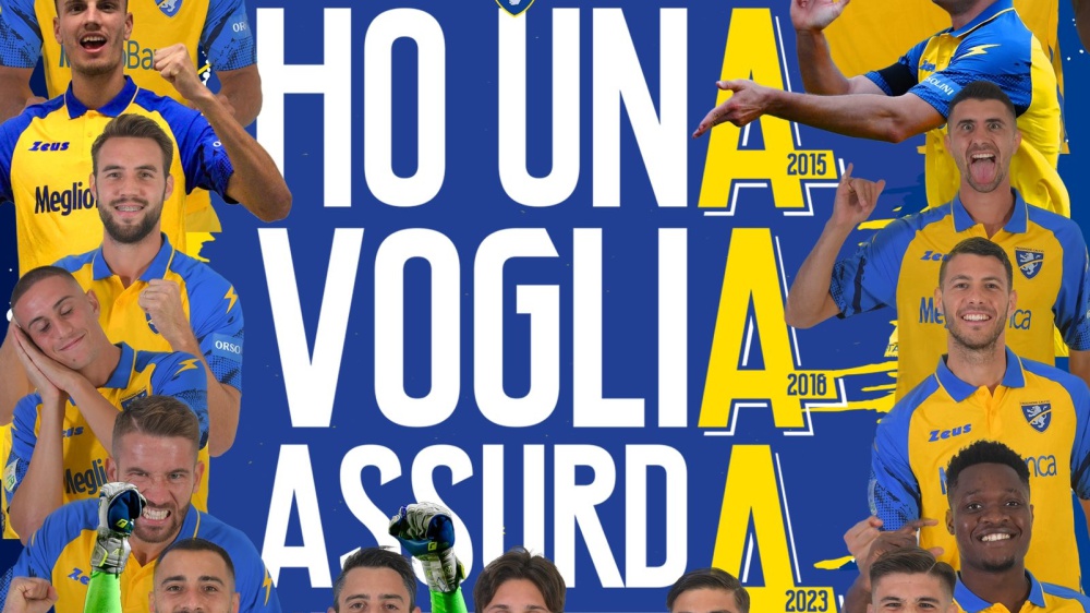 Il Frosinone è la prima squadra promossa in Serie A
