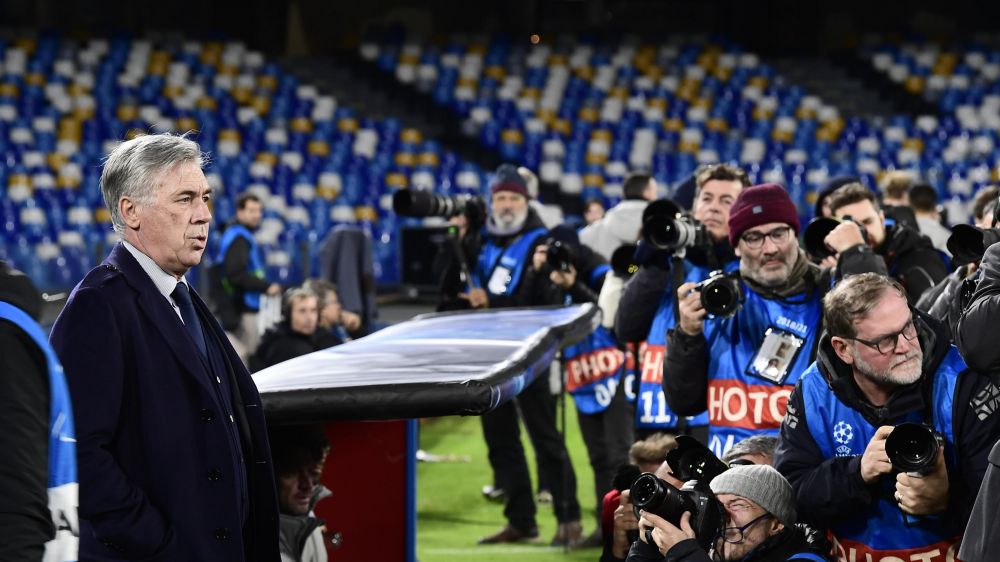 Il Napoli ha esonerato Carlo Ancelotti