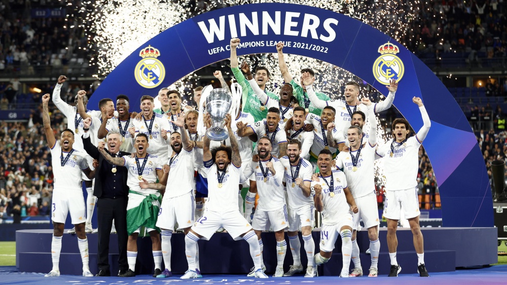 Il Real Madrid vince la Champions League, 1-0 al Liverpool, gol partita di Vinicius
