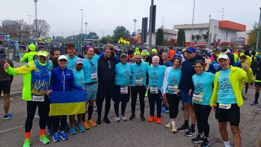 Alla Maratona di Verona anche trentadue atleti israeliani con disabilità visive, tra sport e inclusione