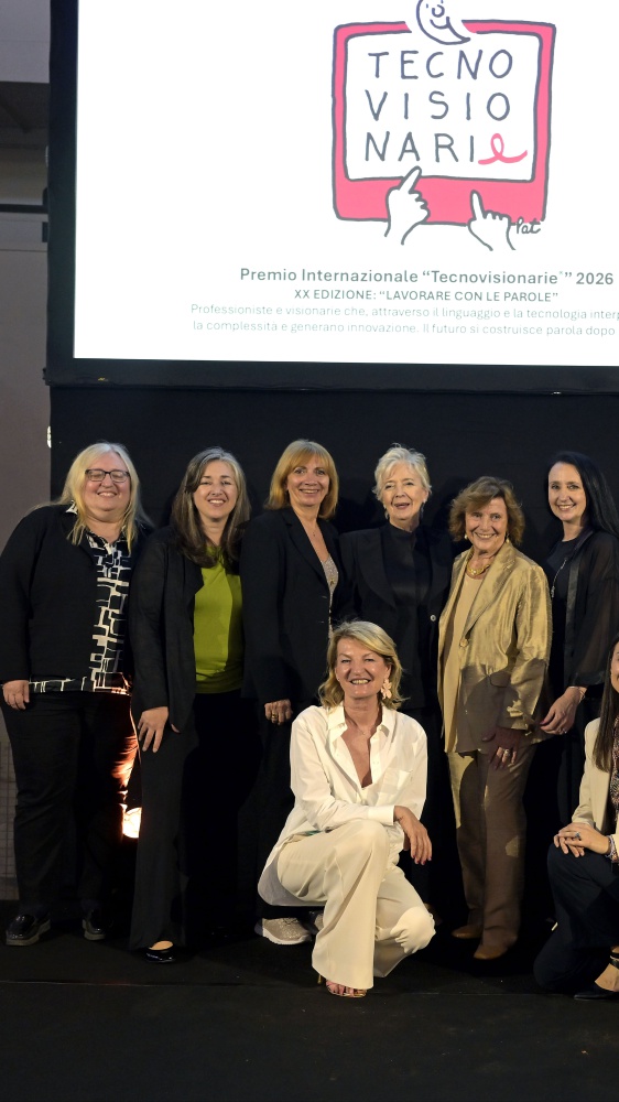 Ivana Faccioli riceve il premio internazionale Tecnovisionarie 2026