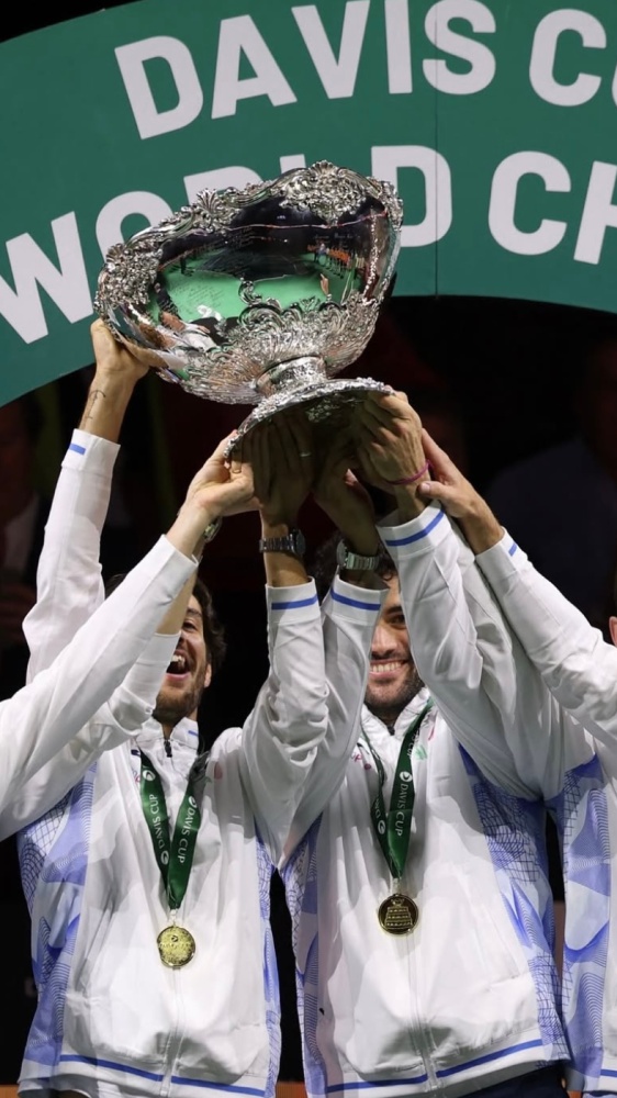 L'Italia vince la Coppa Davis per il secondo anno consecutivo, battuta l'Olanda con Sinner e Berrettini