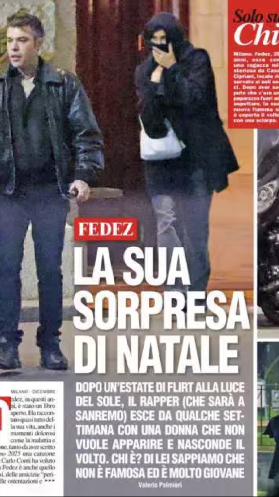 L'ultima paparazzata di Chi: Fedez con una ragazza misteriosa a Milano. Ecco cosa c'è da sapere