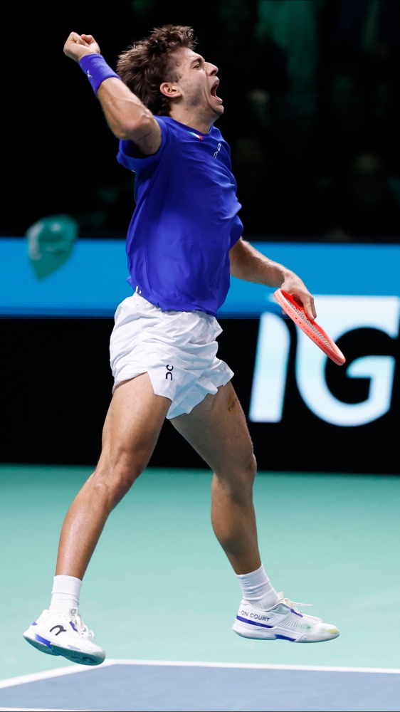 L’Italia vince la coppa Davis per il terzo anno consecutivo, battuta la Spagna