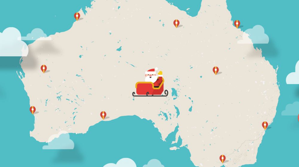 Le app e i siti per tracciare il percorso di Babbo Natale