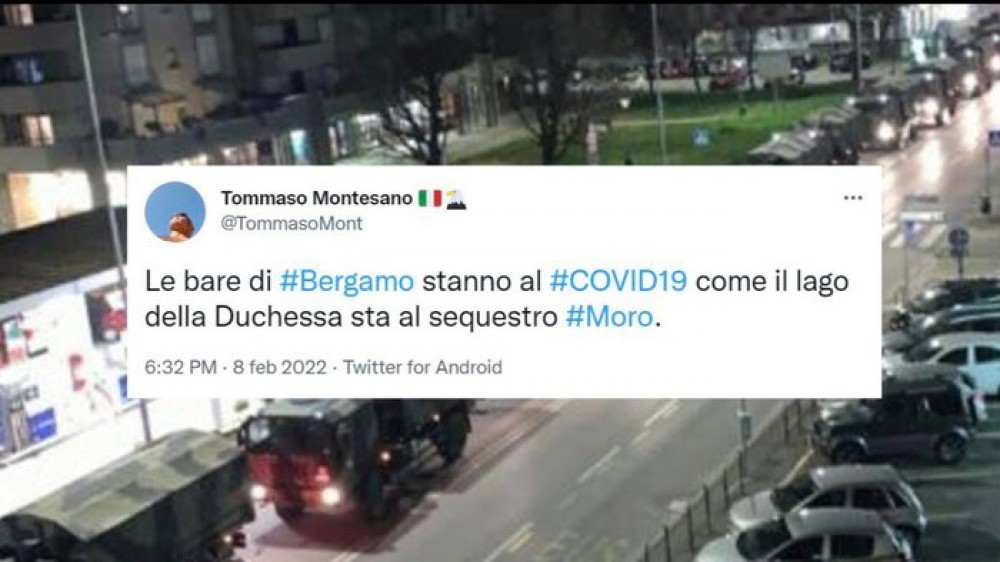 Le dichiarazioni di Tommaso Montesano sulle bare di Bergamo sono gravissime, il direttore di Libero valuta il licenziamento