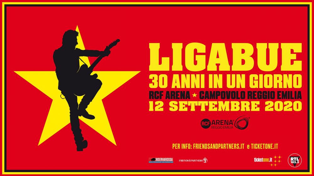 Ligabue, il concerto evento 30 anni in un giorno è sold out