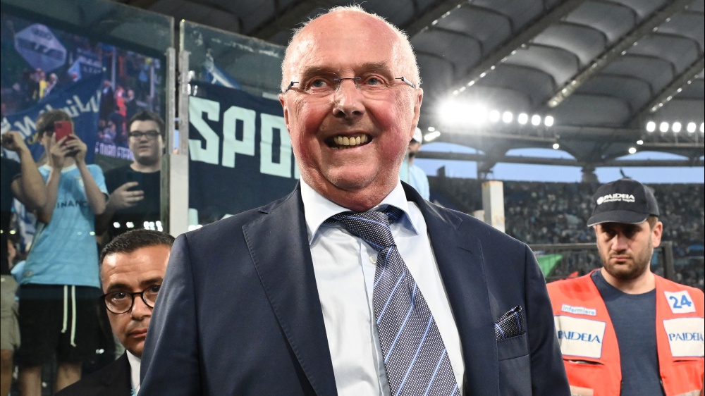 Lutto nel mondo del calcio, è morto Sven Goran Eriksson, storico allenatore della Lazio del secondo scudetto