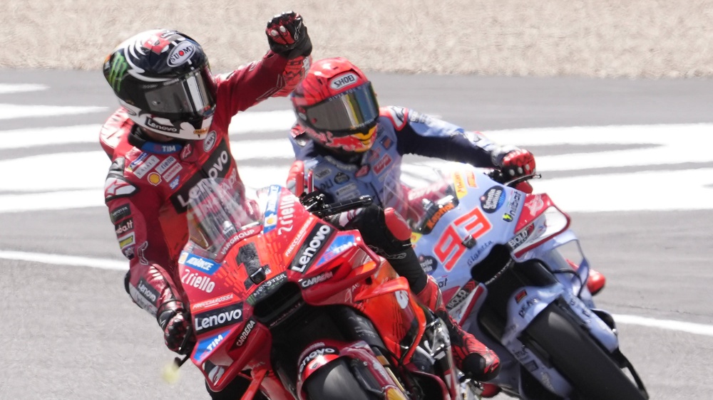 Moto GP: Pecco Bagnaia vince la Sprint Race e infiamma il Mugello, secondo Marquez.