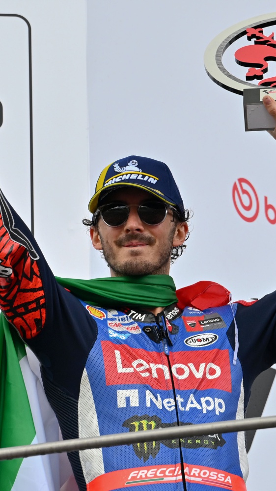 Moto GP: Splendida doppietta Ducati al Mugello. Bagnaia vince davanti a Bastianini, terzo Martin