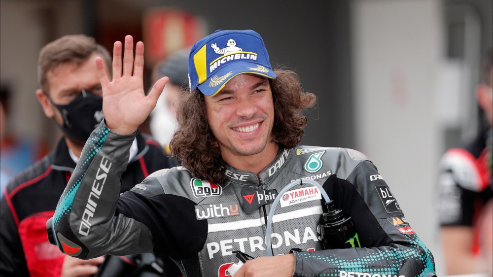 MotoGp a Valencia, Franco Morbidelli conquista la pole position davanti a Jack Miller e Takaaki Nakagami