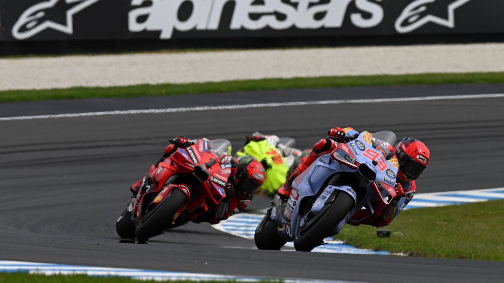 MotoGp, Marc Marquez l'inafferrabile vince il Gran Premio d'Australia davanti a Jorge Martin e Bagnaia