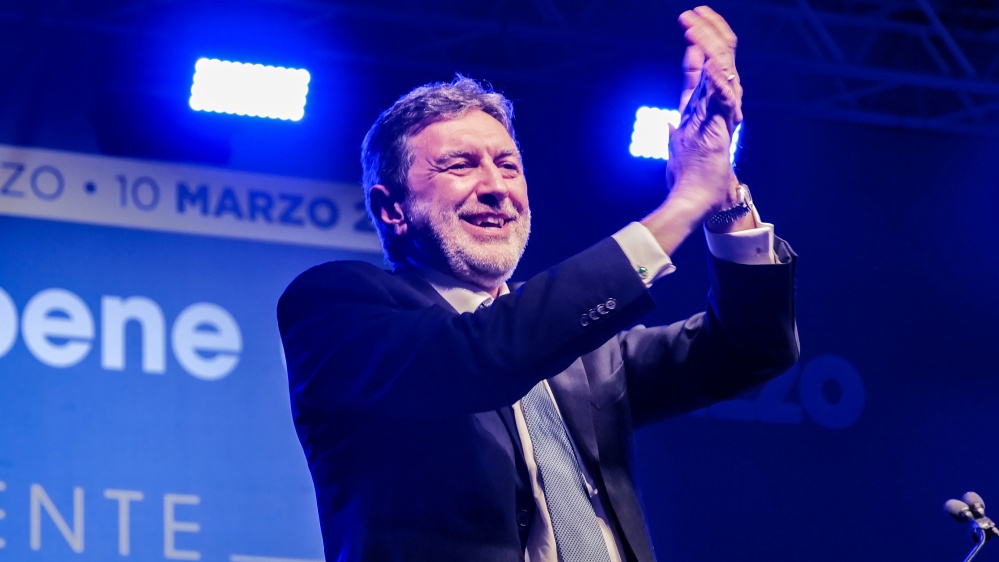 Nelle elezioni regionali in Abruzzo vince il centrodestra, Marco Marsilio confermato governatore