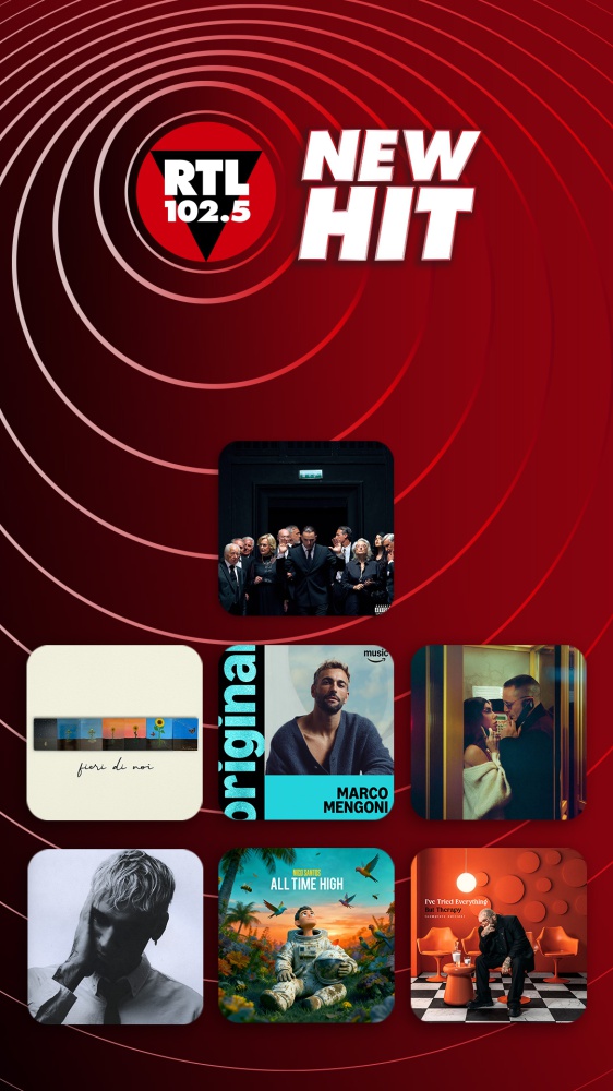 New Hit di RTL 102.5: da oggi in onda sulla prima radio d’Italia tanti nuovi successi italiani e internazionali
