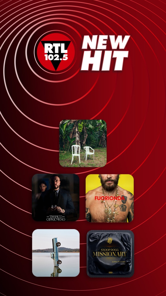 New Hit di RTL 102.5: da questa settimana in onda “NUEVAYoL” di Bad Bunny, “Oh mamma mia” di Gué ft. Rose Villain, “Fuorionda” di Jovanotti, “Losers” di Post Malone feat. Jelly Roll, “Another Part Of Me” di Snoop Dogg, Dr Dre & Sting