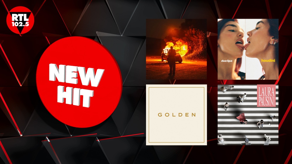 New Hit di RTL 102.5: da questa settimana in onda Blanco con “Bruciasse il cielo”, Dua Lipa con “Houdini”, Jung Kook con “3D” e Laura Pausini con “Zero”