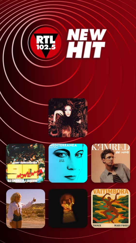 New Hit di RTL 102.5: da questa settimana in onda tanti nuovi successi italiani e internazionali