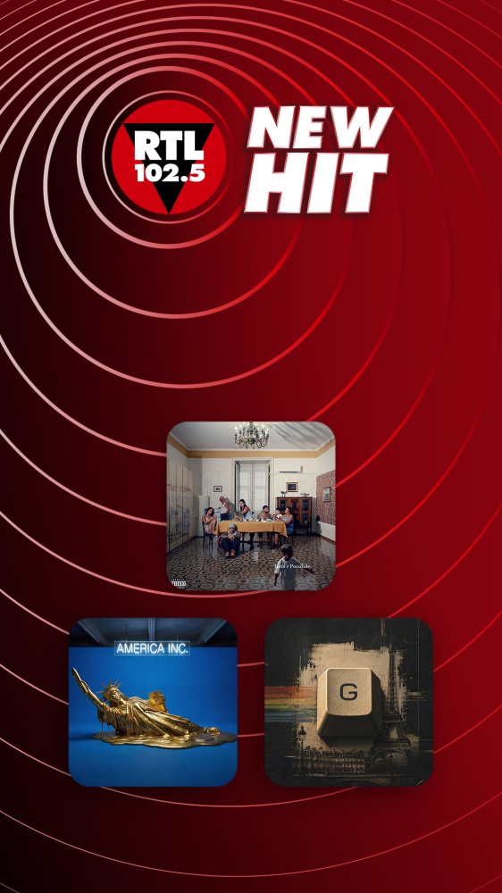 New Hit di RTL 102.5: da questa settimana in rotazione “1H” di Geolier, “AMERICA INC.” di Gianna Nannini e Marracash e “Dimanche Midi Pile” di Gisèle