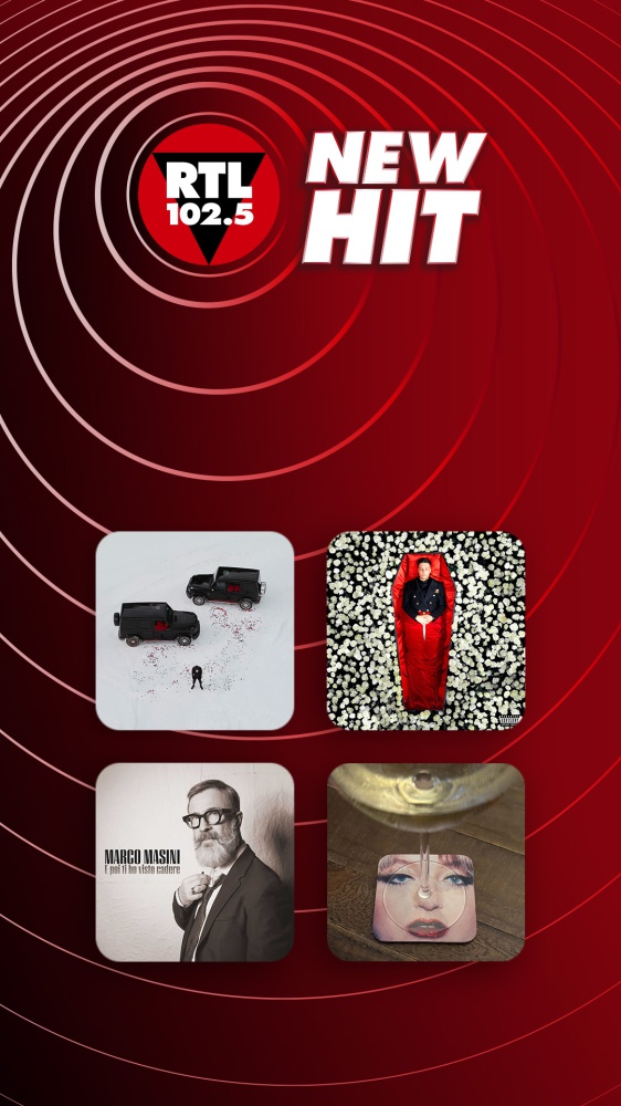 New Hit di RTL 102.5: da questa settimana in rotazione “Resta Ancora Un Po’” di Capo Plaza, “Eroina” di KID YUGI, “E POI TI HO VISTO CADERE” di Marco Masini e “Fabulous” di MEEK