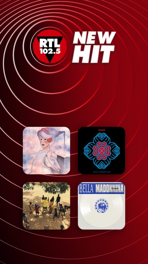 New Hit di RTL 102.5: da questa settimana in rotazione sulla prima radio d’Italia “Situazione complicata” di Lucio Corsi, “Come hai sempre fatto” dei Modà, “AVION” di Rhove e “Bella Madonnina” di Tananai