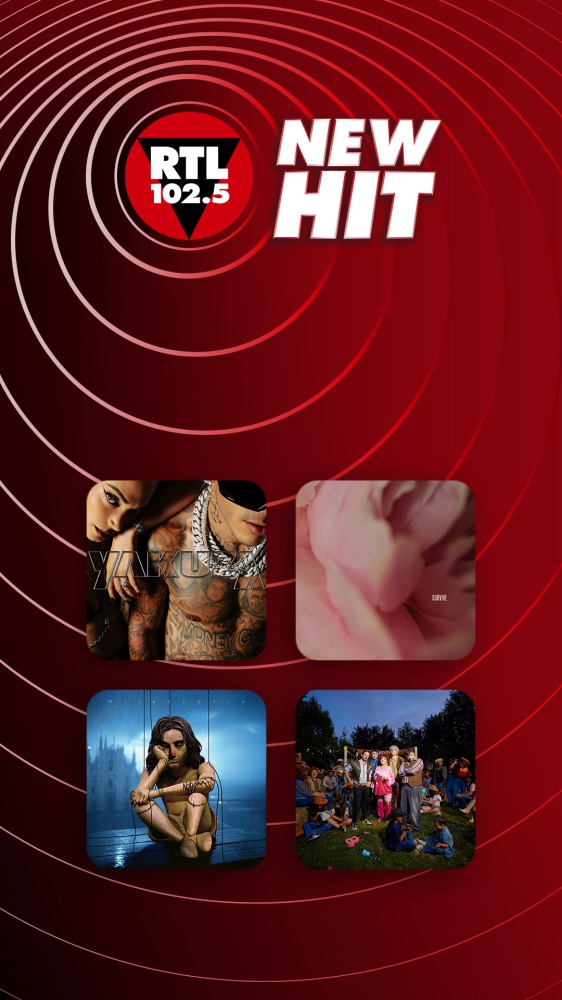 New Hit di RTL 102.5: da questa settimana in rotazione sulla prima radio d’Italia “Yakuza” di Elodie e Sfera Ebbasta, “Survive” di Lewis Capaldi, “Quando sarò morto” di Naska e J-Ax e “Cabaret” di Orietta Berti feat. Fabio Rovazzi e Fuckyourclique