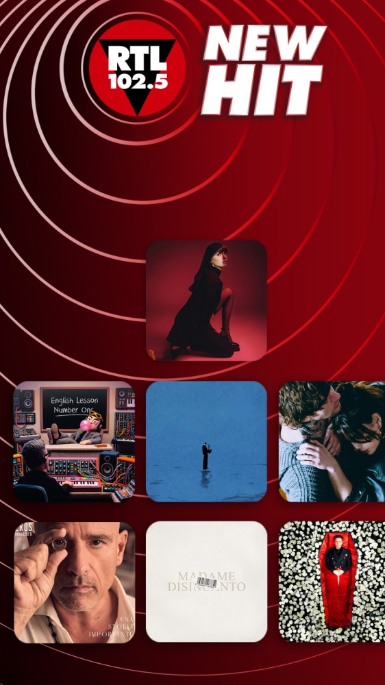 New Hit di RTL 102.5: tutte le novità in rotazione radiofonica da questa settimana numerosi