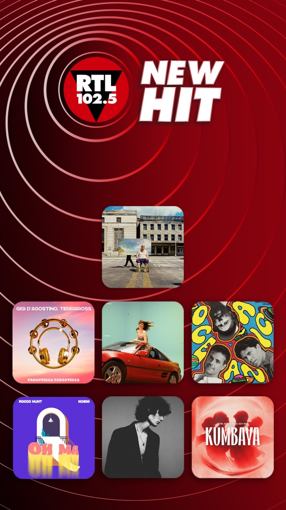 New Hit di RTL 102.5: tutti i brani in onda a partire da oggi sulla prima radiovisione d’Italia