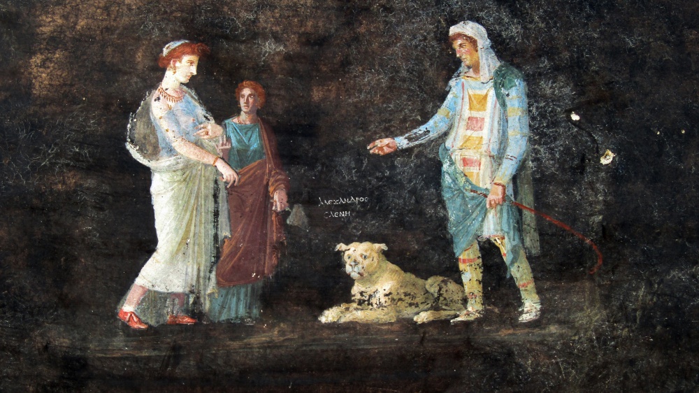 Nuova scoperta nel Parco archeologico di Pompei, dagli scavi spunta un salone decorato con scene dalla guerra di Troia