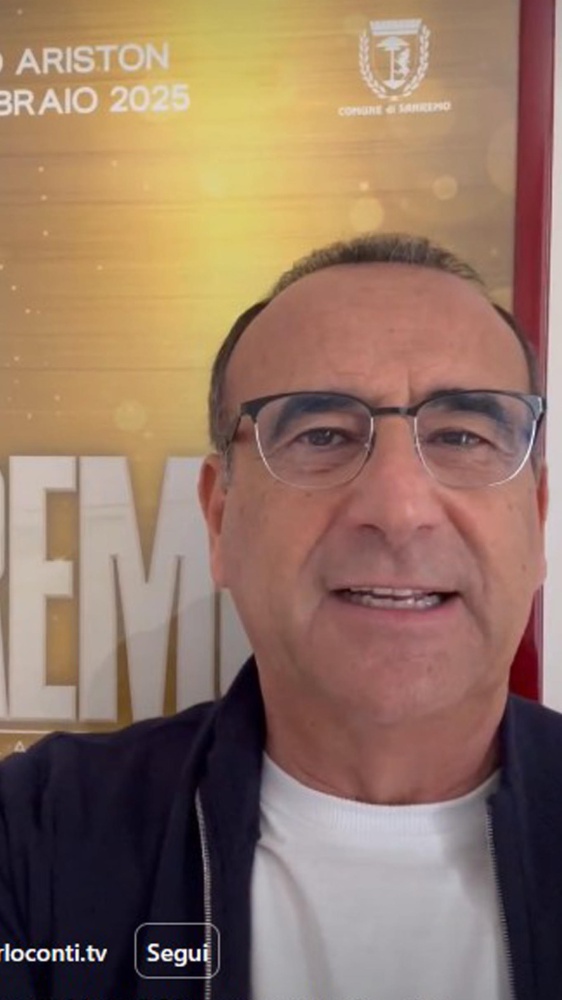 Nuovo annuncio di Carlo Conti: ecco chi arriva sul palco dell'Ariston come co-conduttrice di Sanremo