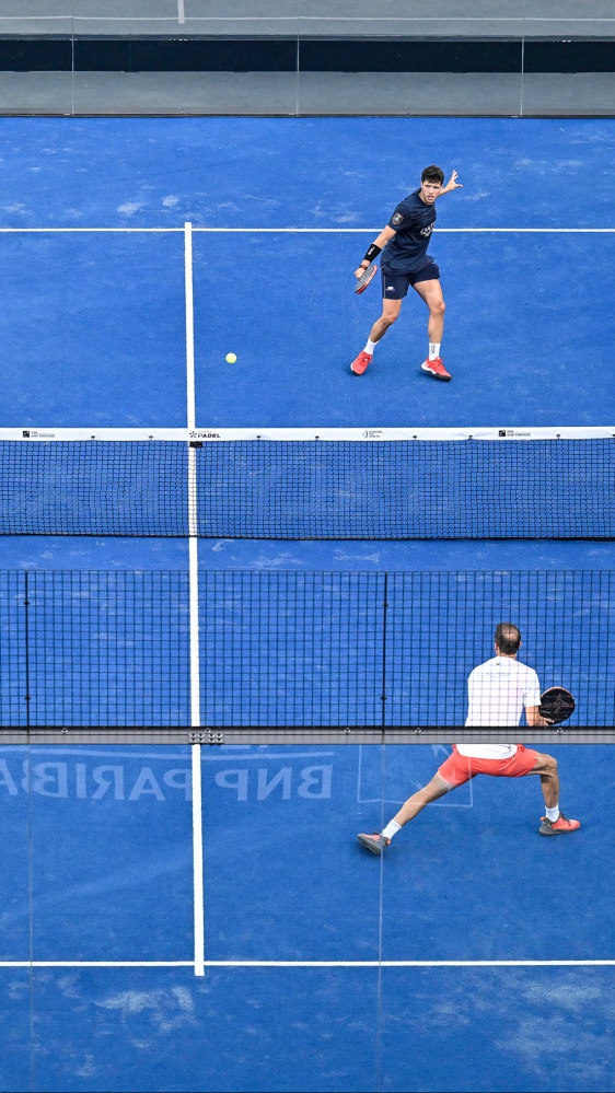 Padel, Dal Pozzo nella storia al Foro Italico, avanzano Galan e Lebron nel Major di Roma