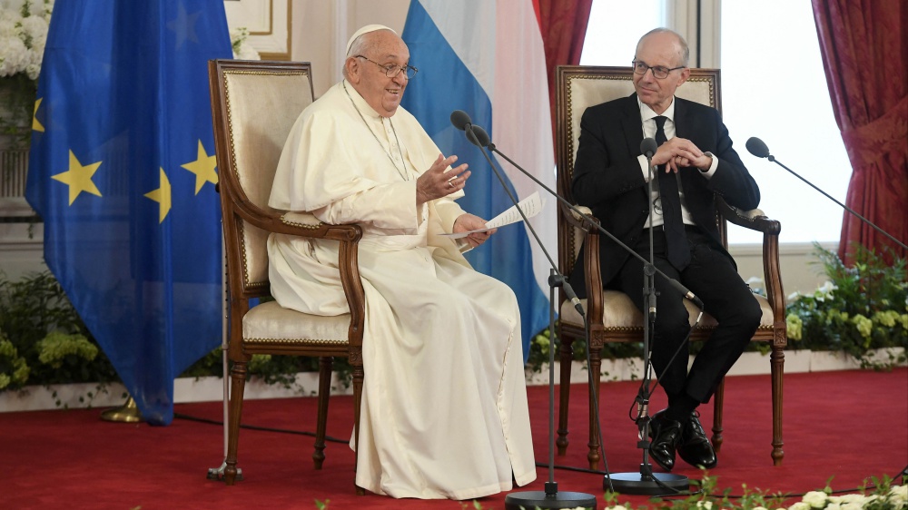 Papa Bergoglio in Lussemburgo: appello alla pace attraverso la ricerca di compromessi