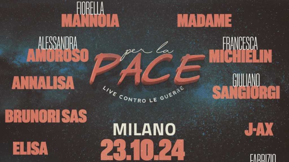 "PER LA PACE - LIVE CONTRO LE GUERRE", Fiorella Mannoia racconta a RTL 102.5 il grande concerto di solidarietà