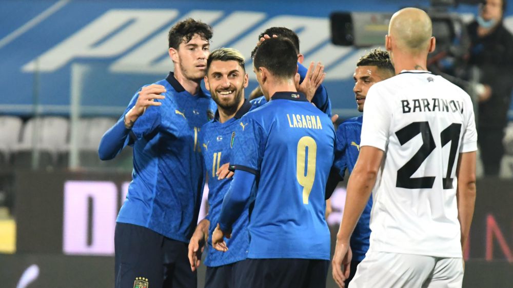 Poker azzurro, l’Italia ha battuto 4-0 l’Estonia nell’amichevole giocata a Firenze